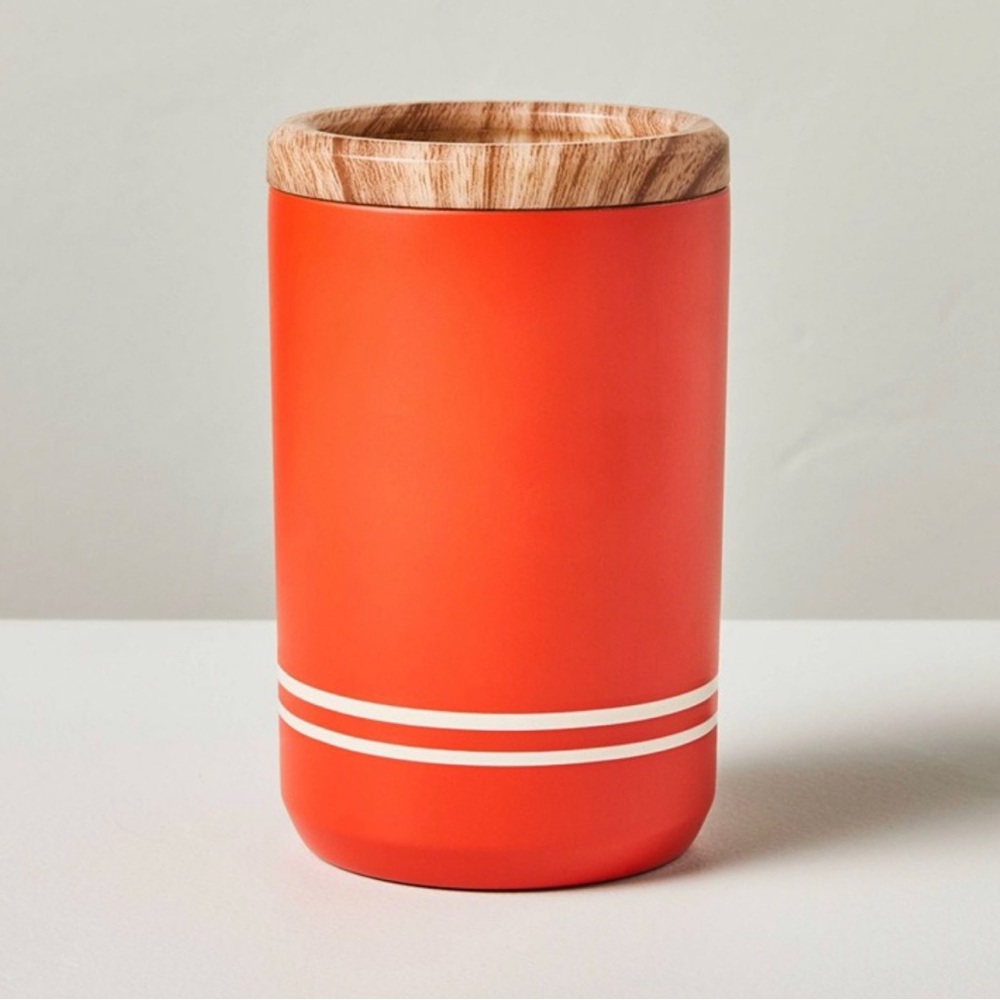 11oz Insulated Can & Bottle Cooler Red - Hearth & Hand with Magnolia